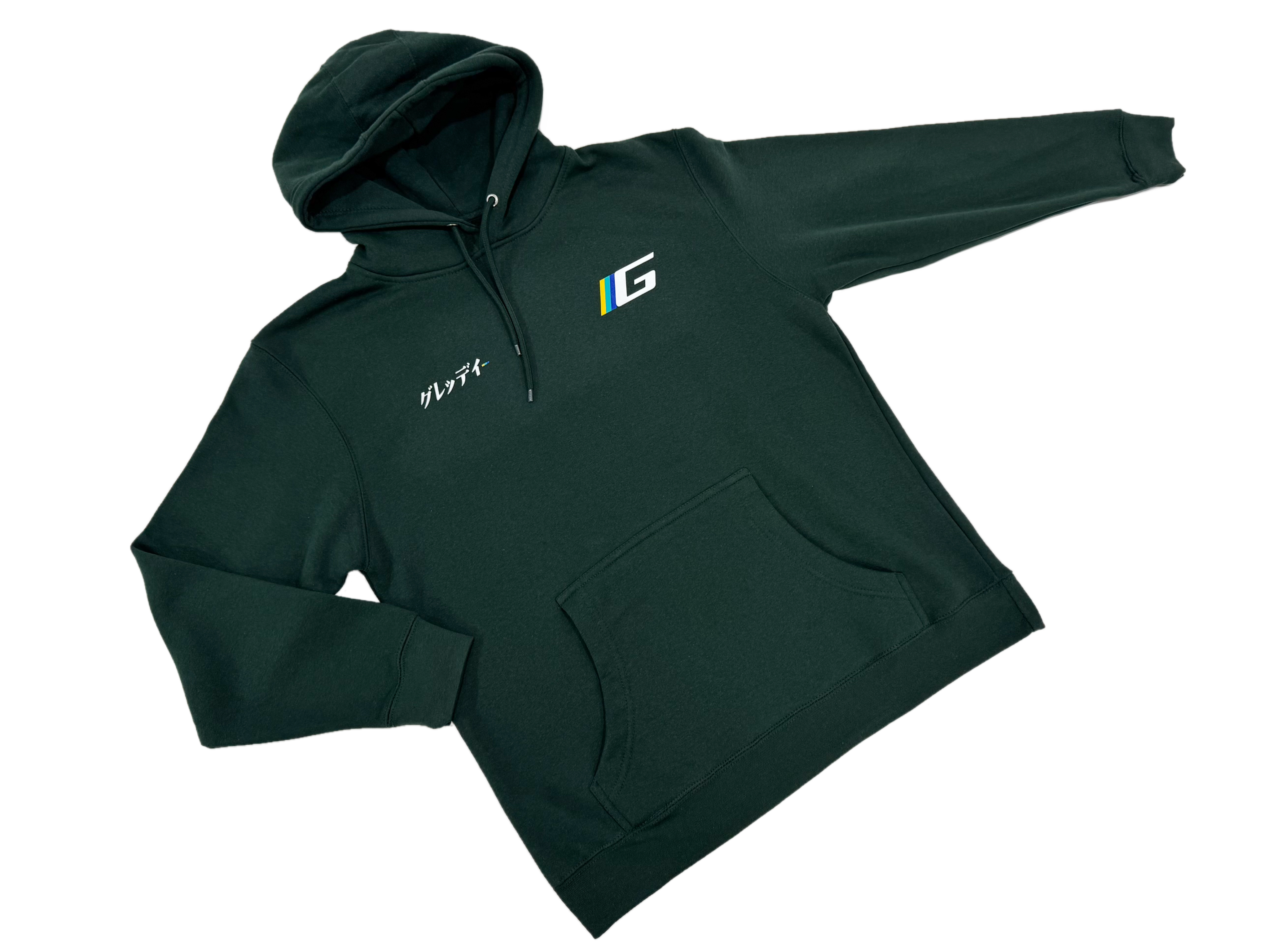GReddy "94" Pullover Hood - Sports Green