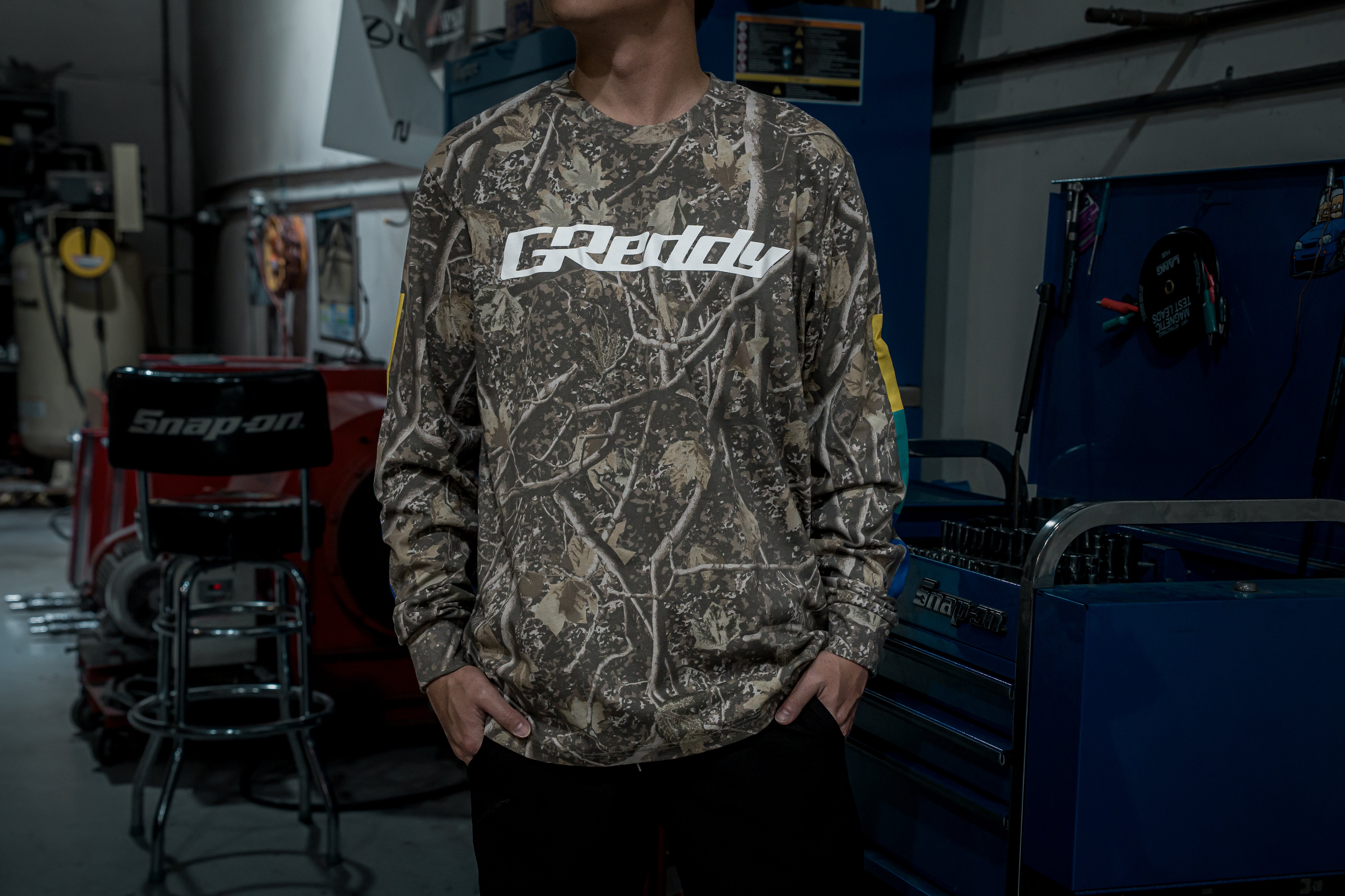 GReddy OG Long Sleeve Tee - Camo