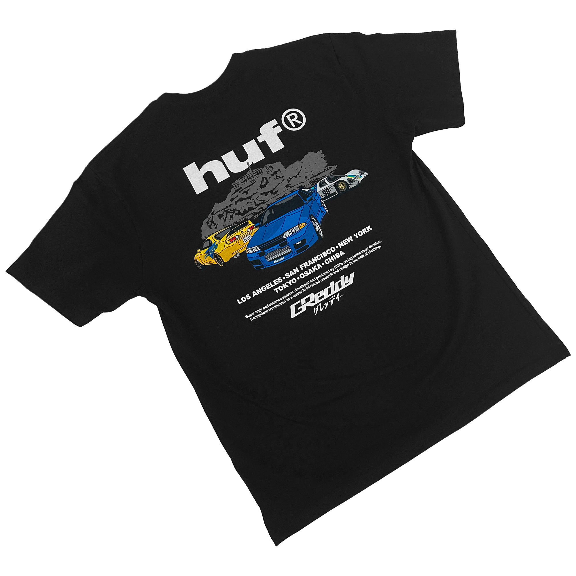 Huf シャツ GReddy x HUF Cities Tee - Black