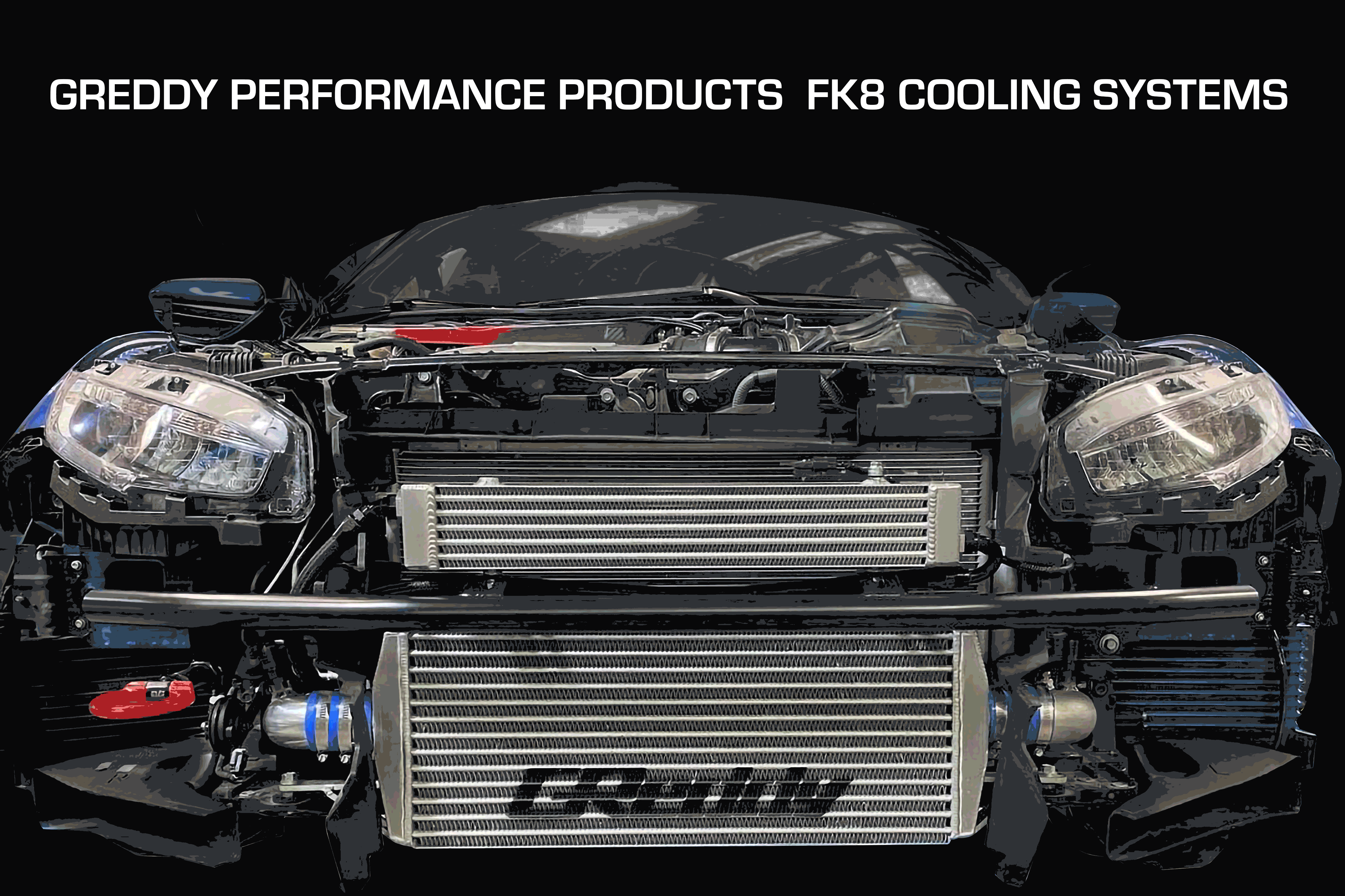 GReddy Performance Products Hi-Capacity Engine Oil Cooler Kit(s) - FK8 or VAB