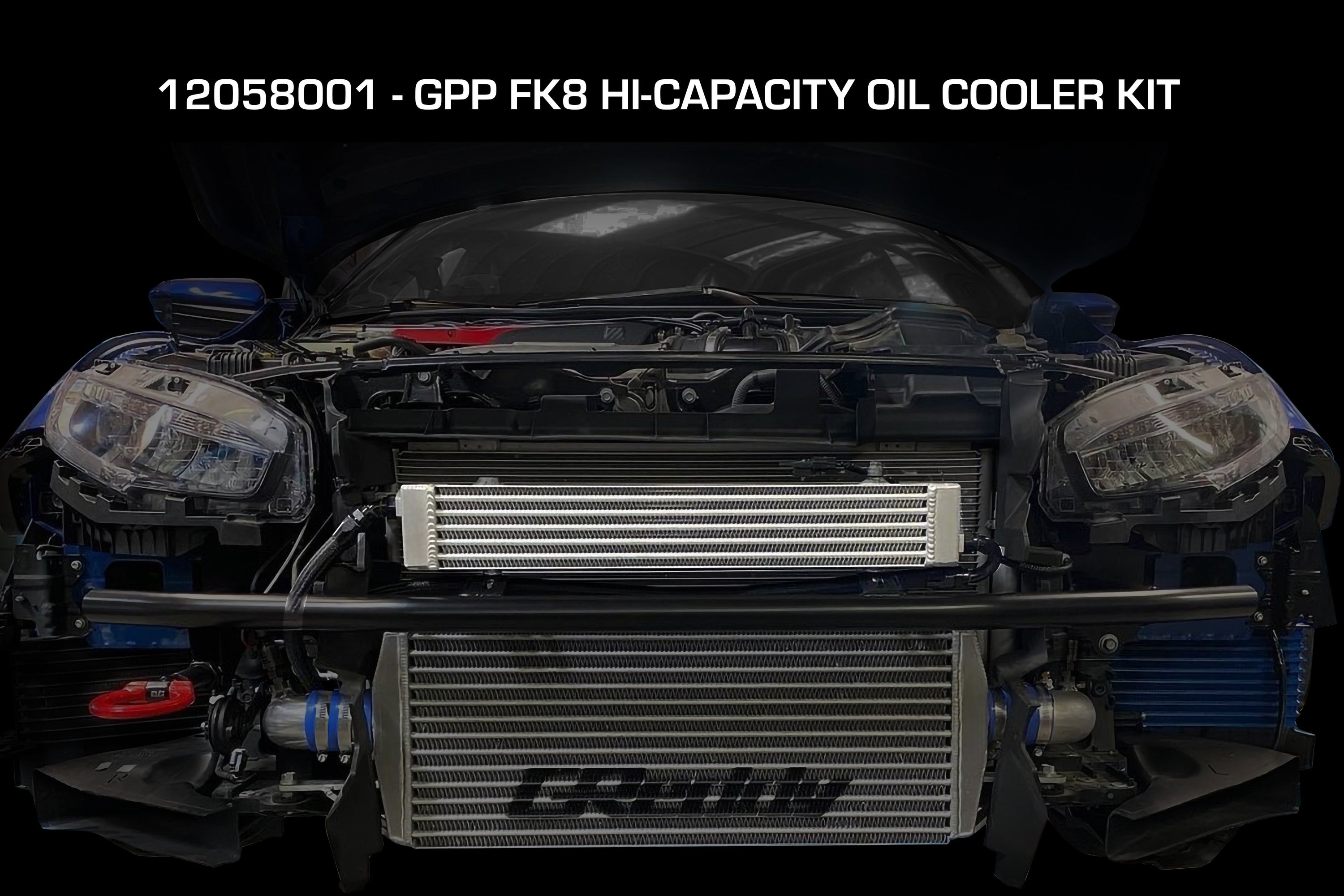 Perrin Performance Oil Cooler Kit 2017-2021 Honda Civic Type R (FK8) main image 0