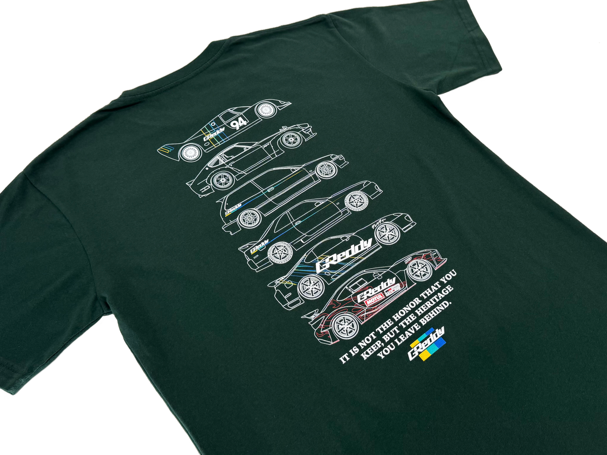 GReddy Heritage 4.0 Tee - Sports Green