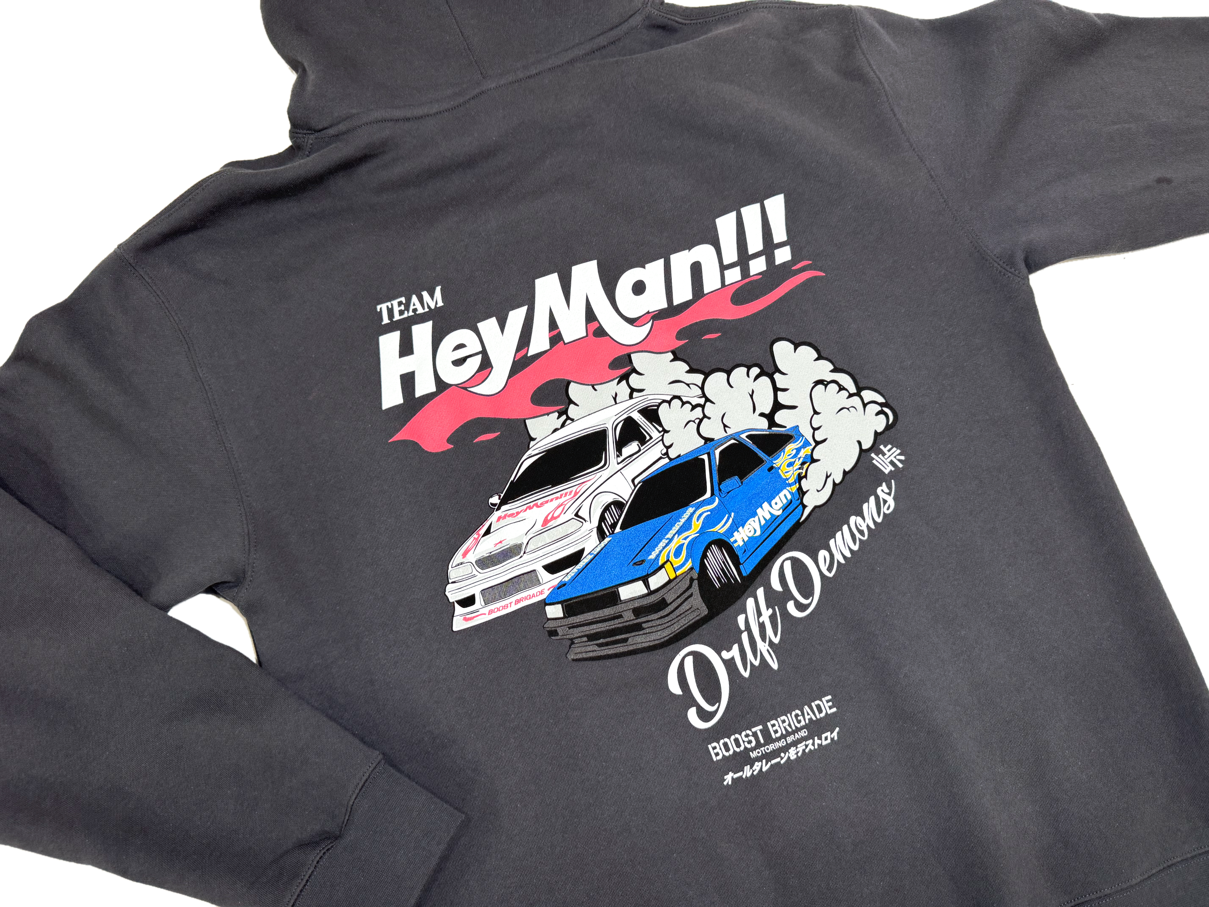 Boost Brigade X HeyMan Pull-over Hoodie - Asphalt