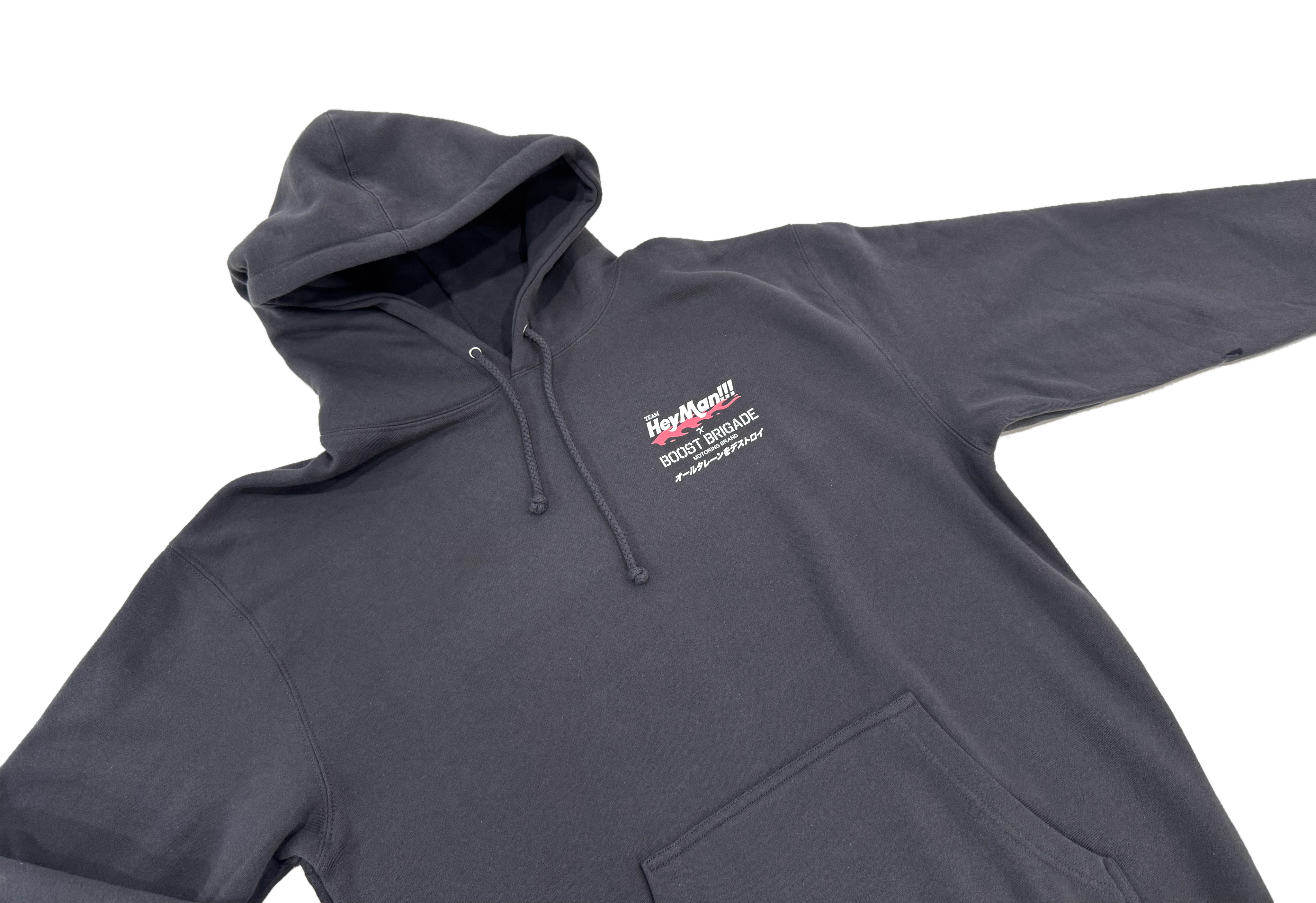 Boost Brigade X HeyMan Pull-over Hoodie - Asphalt