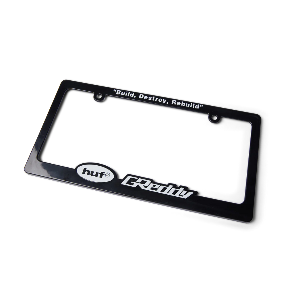HUF x GReddy License Plate Frame