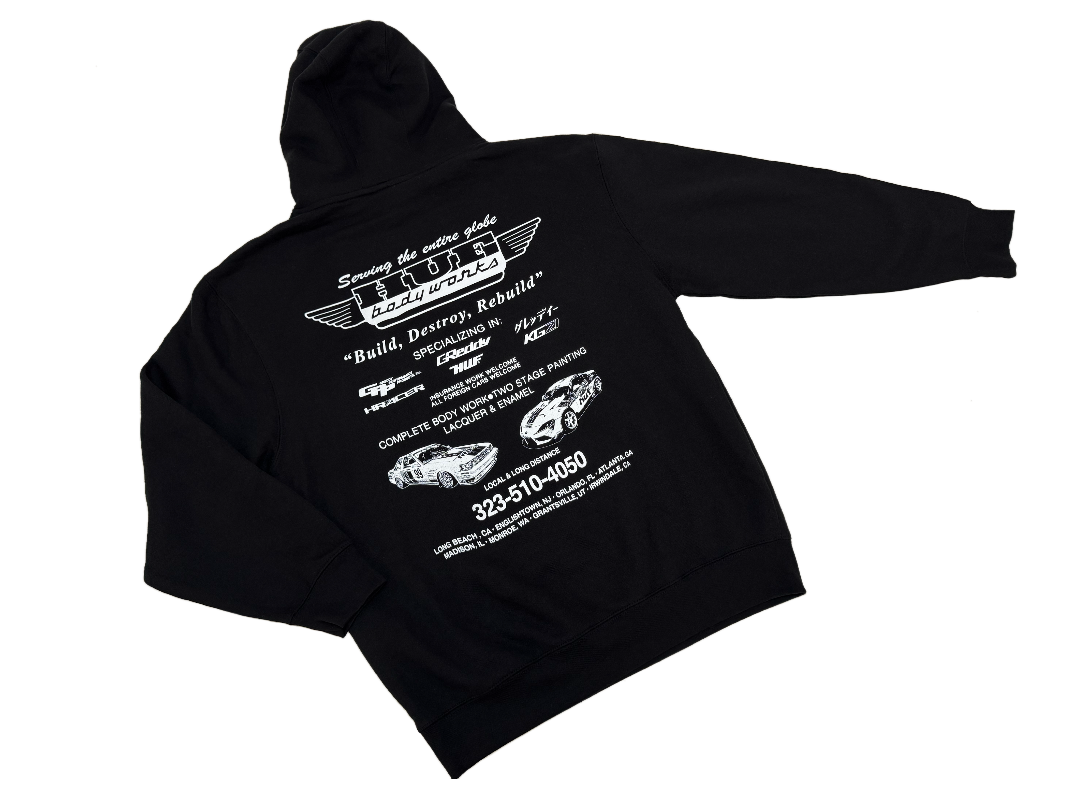 HUF x GReddy Body Works Pullover Hoodie