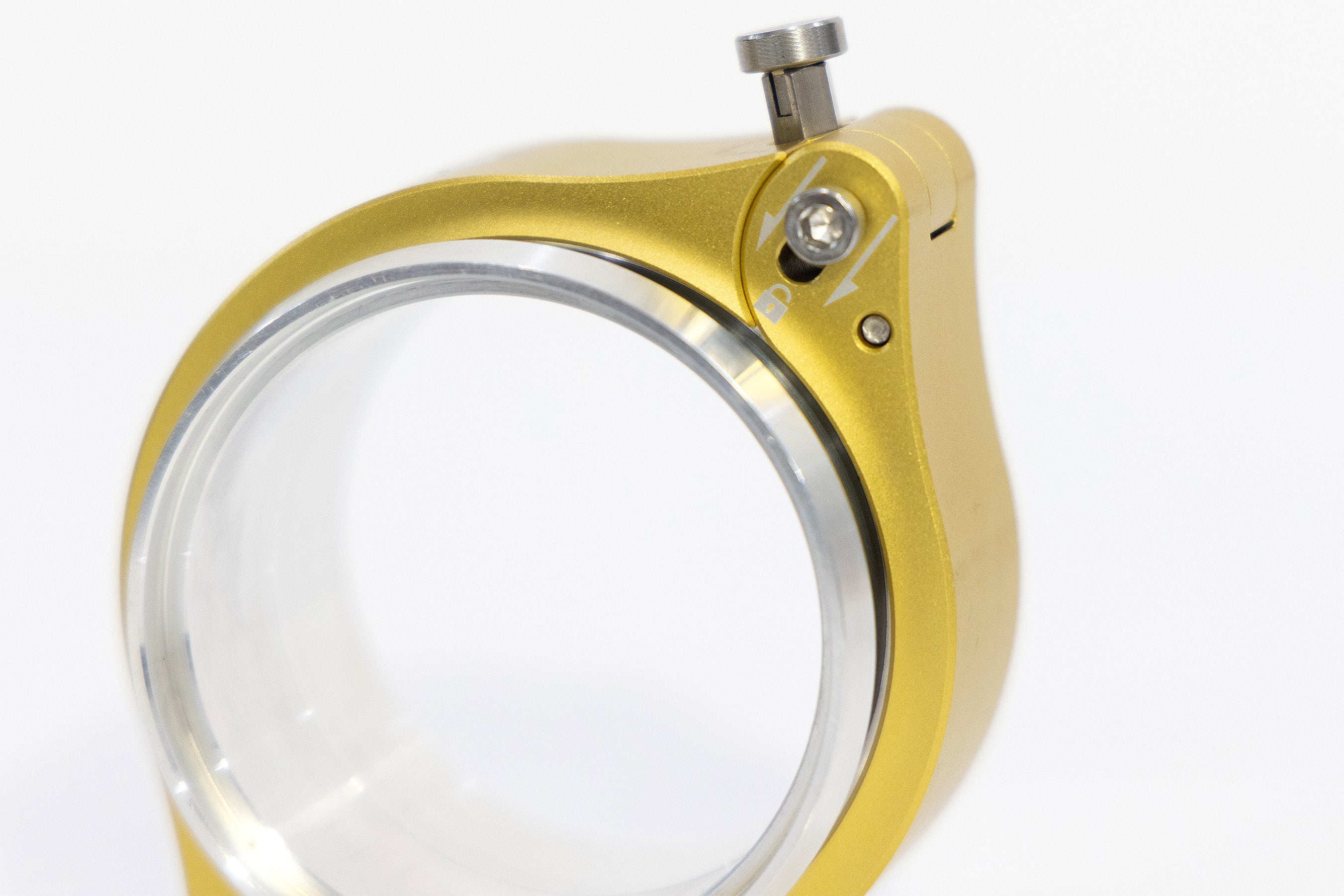 GREDDY 2.5" BOOST TUBE CLAMP WITH WELD-ON RINGS (GOLD) - (22420250)