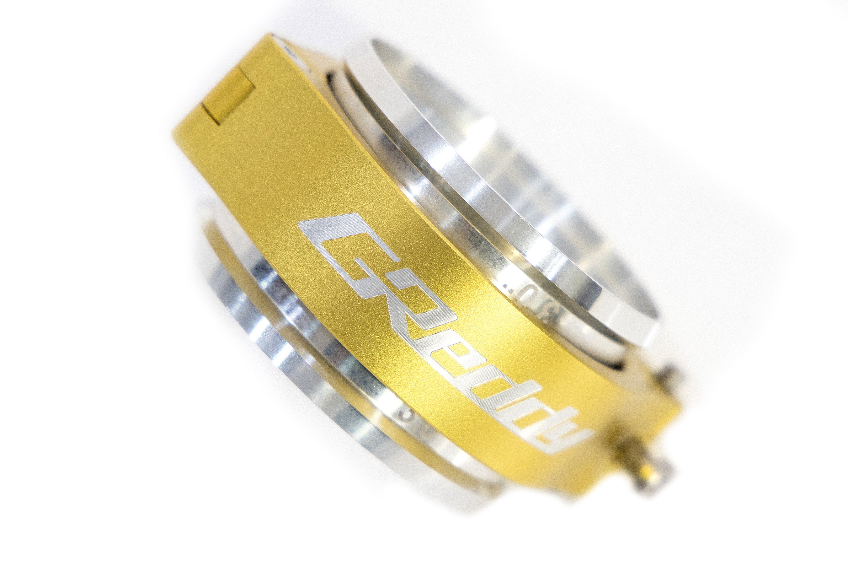 GREDDY 3.0" BOOST TUBE CLAMP WITH WELD-ON RINGS (GOLD) - (22420300)