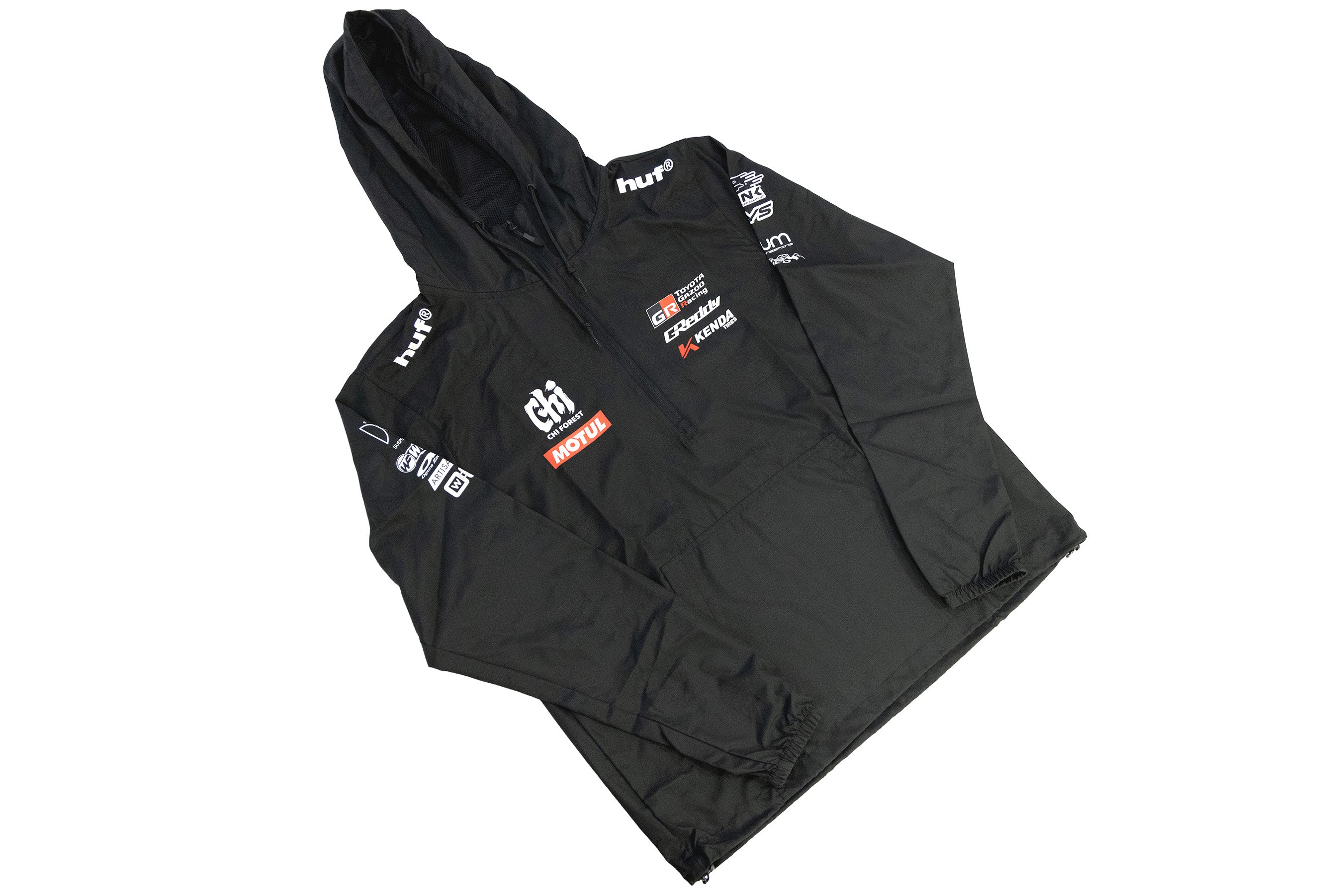 2026 K.Gushi Team Nylon Pullover - Black
