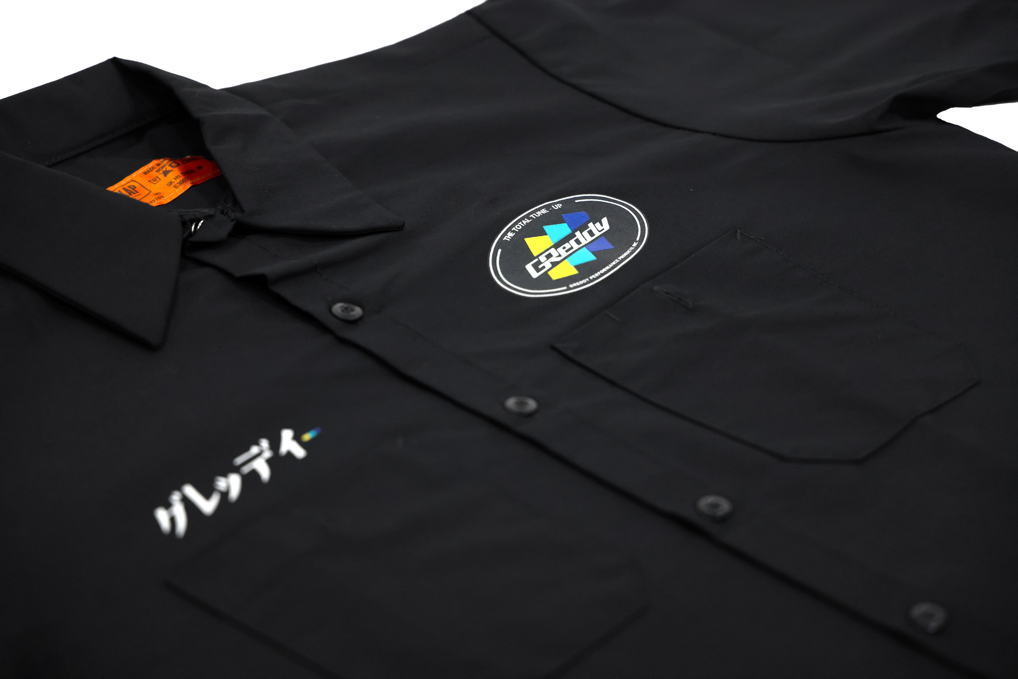 GReddy Mechanic's Button-up Work Shirt(s) V3 - Black