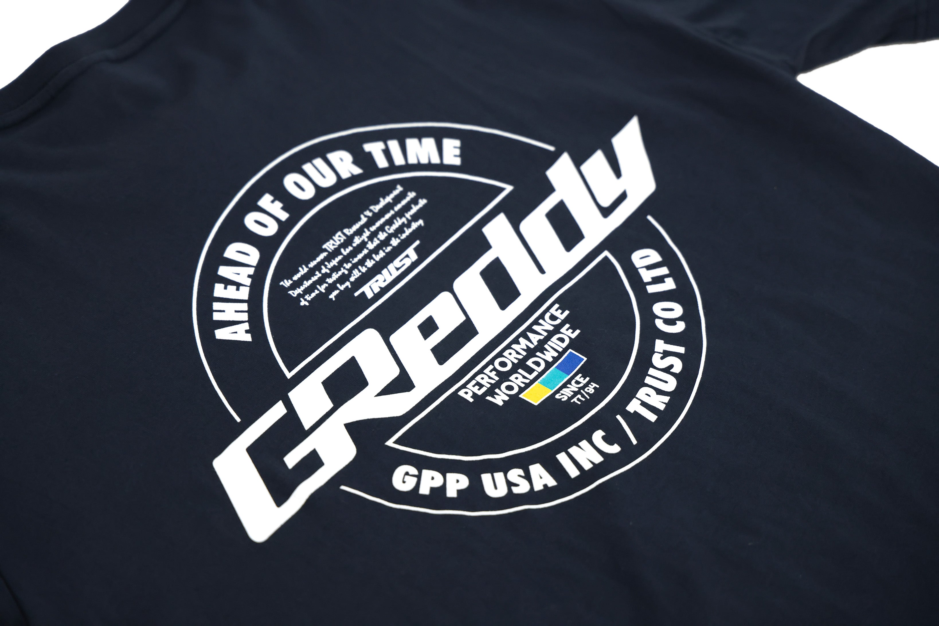 GReddy Worldwide Seal Tee - Navy Blue