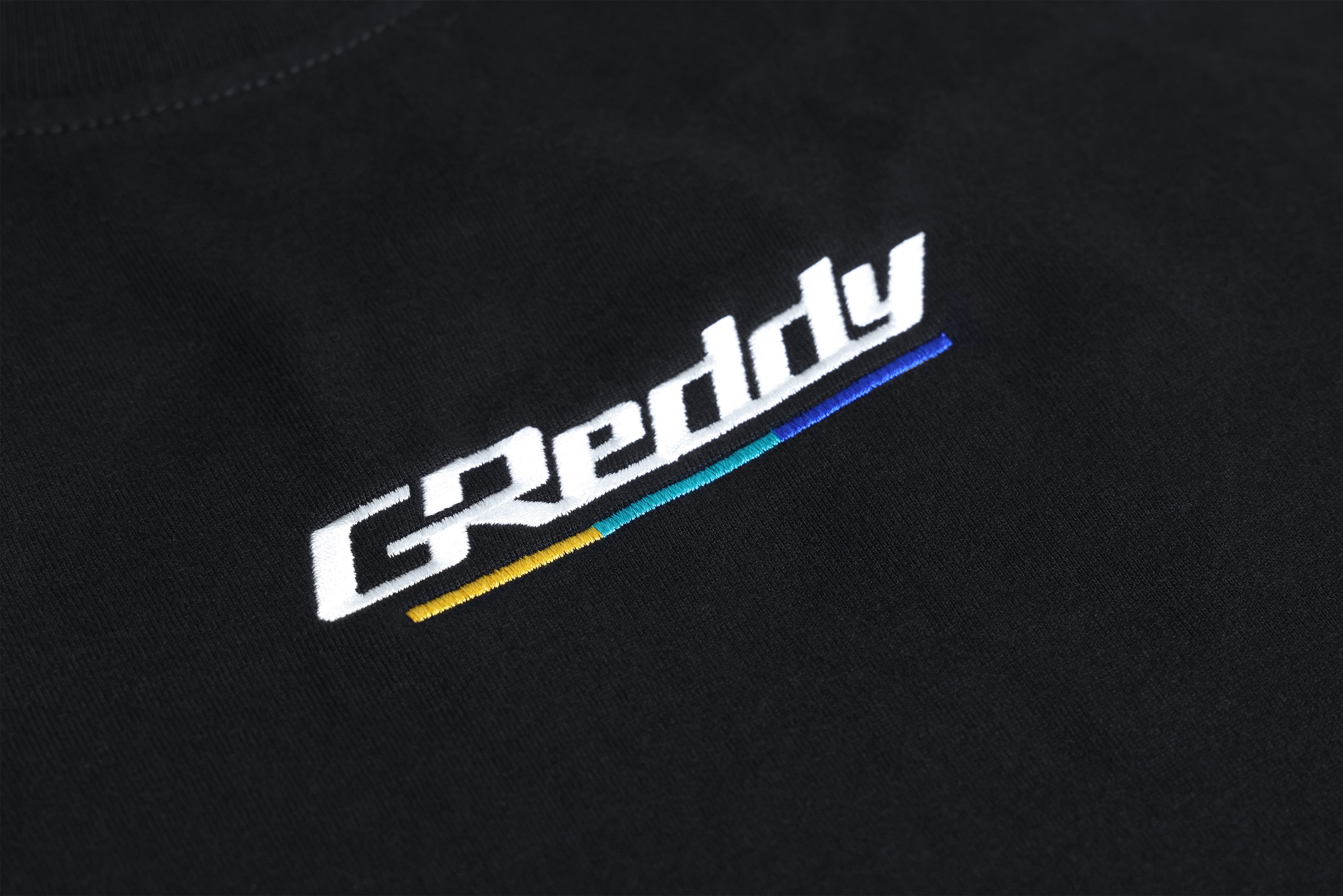 GReddy Underline Embroidered Tee – Black