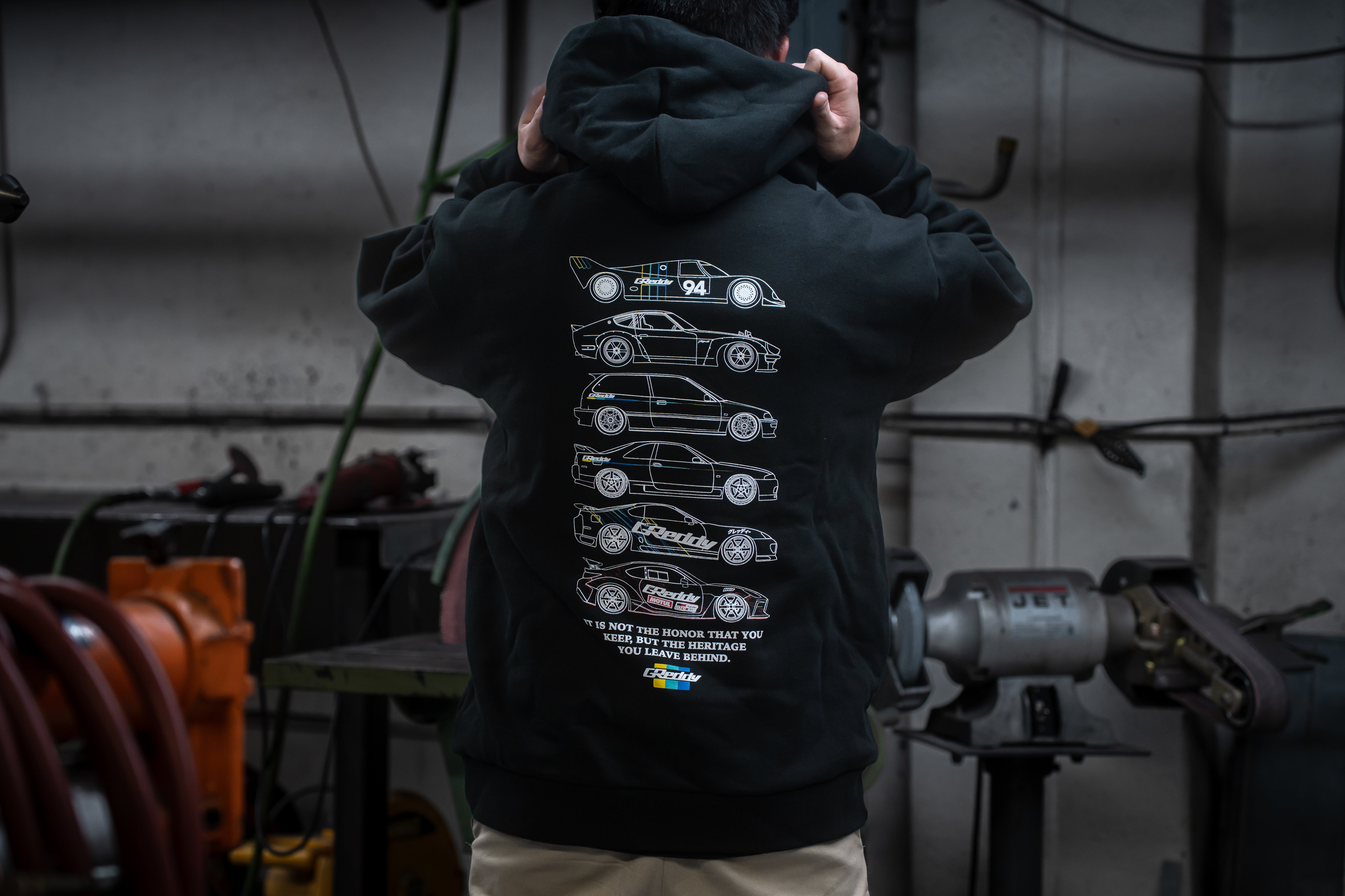 GReddy Heritage 4.0 Hood - Black