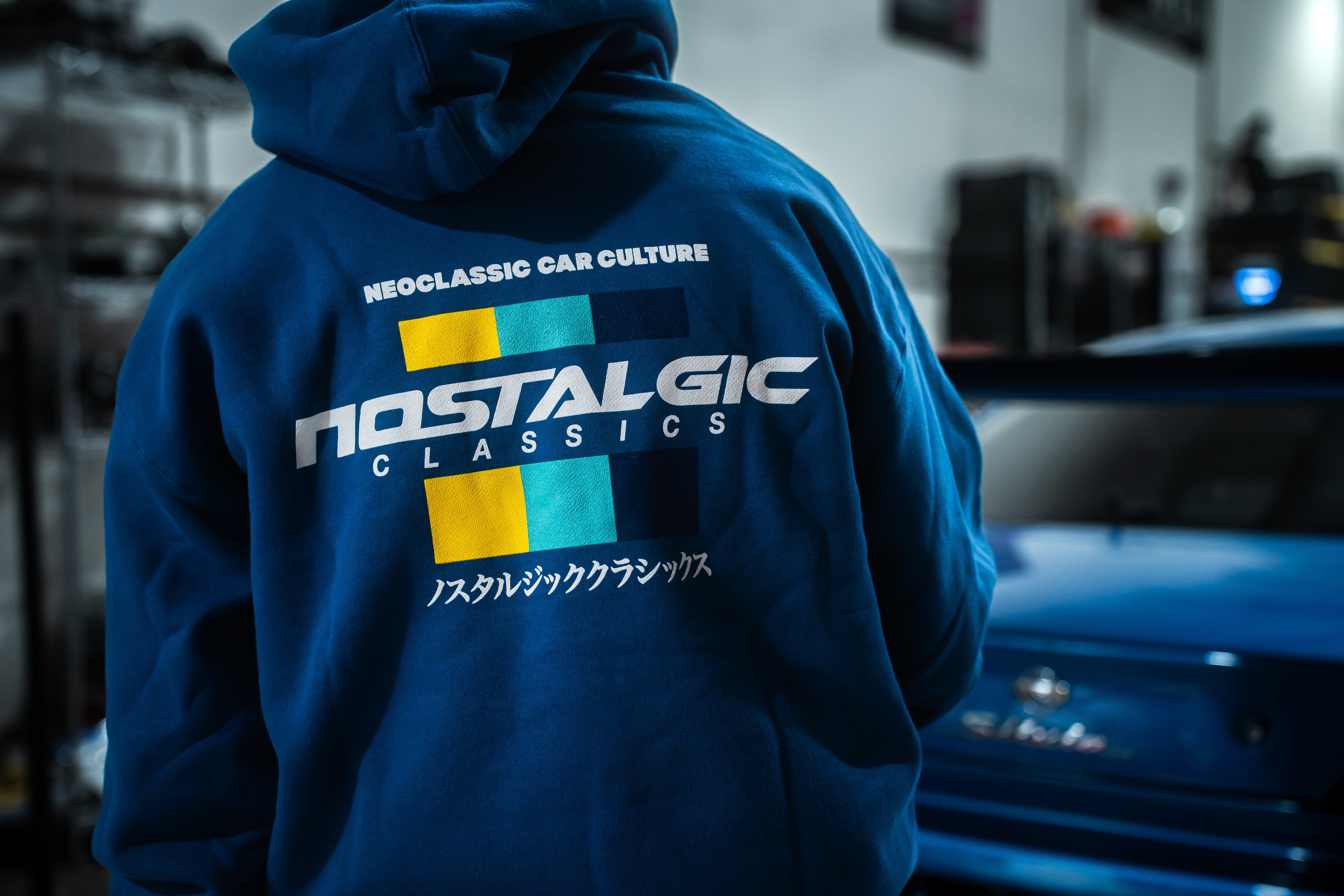 Nostalgic Classics Trust Pullover Hood - Royal