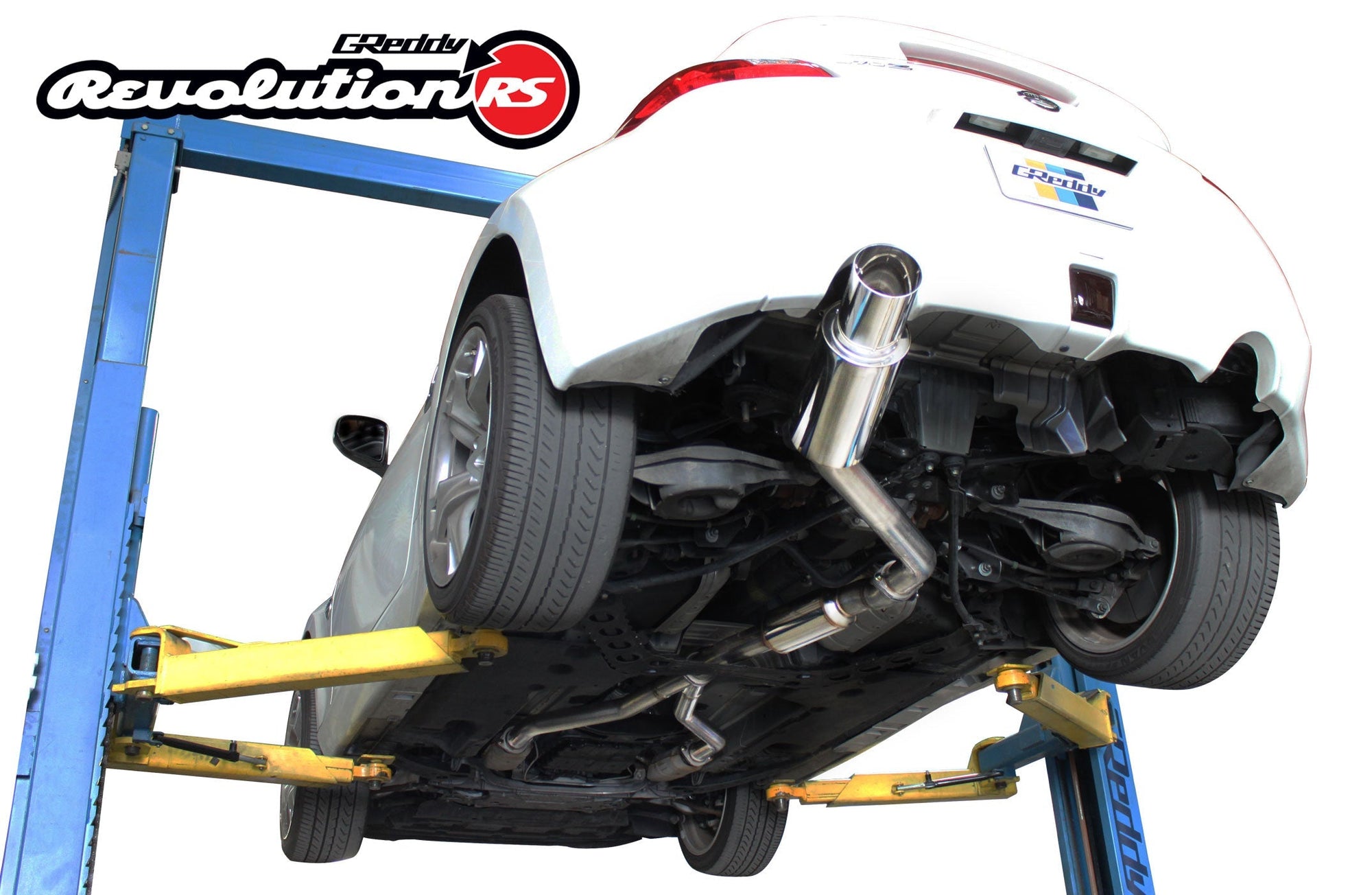 GReddy SS Tip (105mm Dia/120mm Length) for Universal 2.5in Revolution RS Muffler main image 1