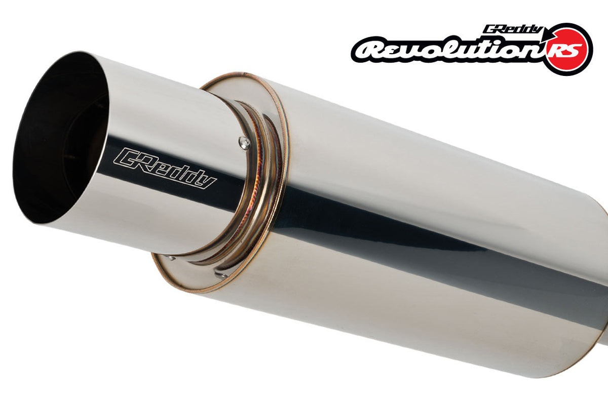GReddy SS Tip (105mm Dia/120mm Length) for Universal 2.5in Revolution RS Muffler