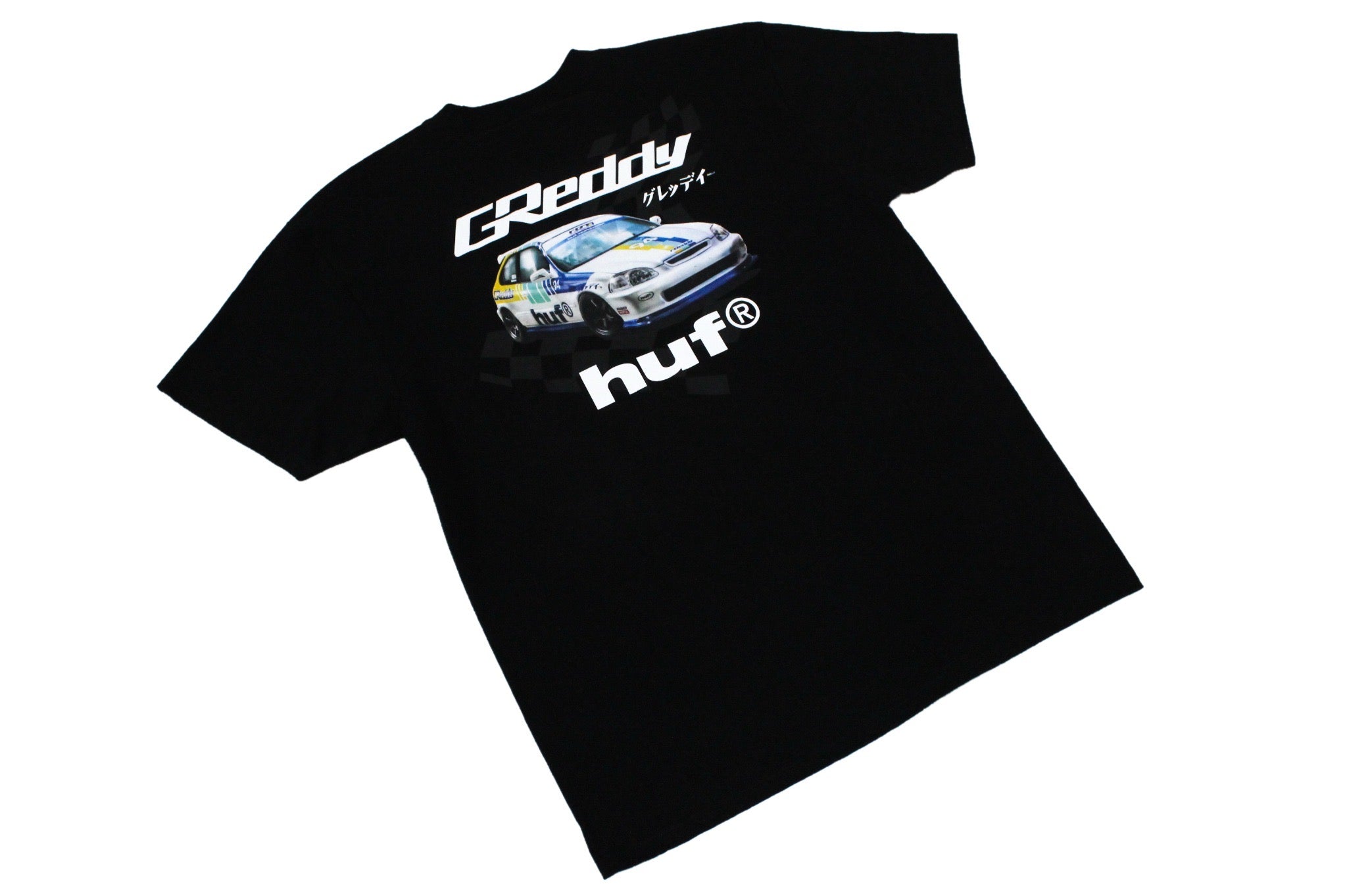 HUF x GReddy EK Tee - Black