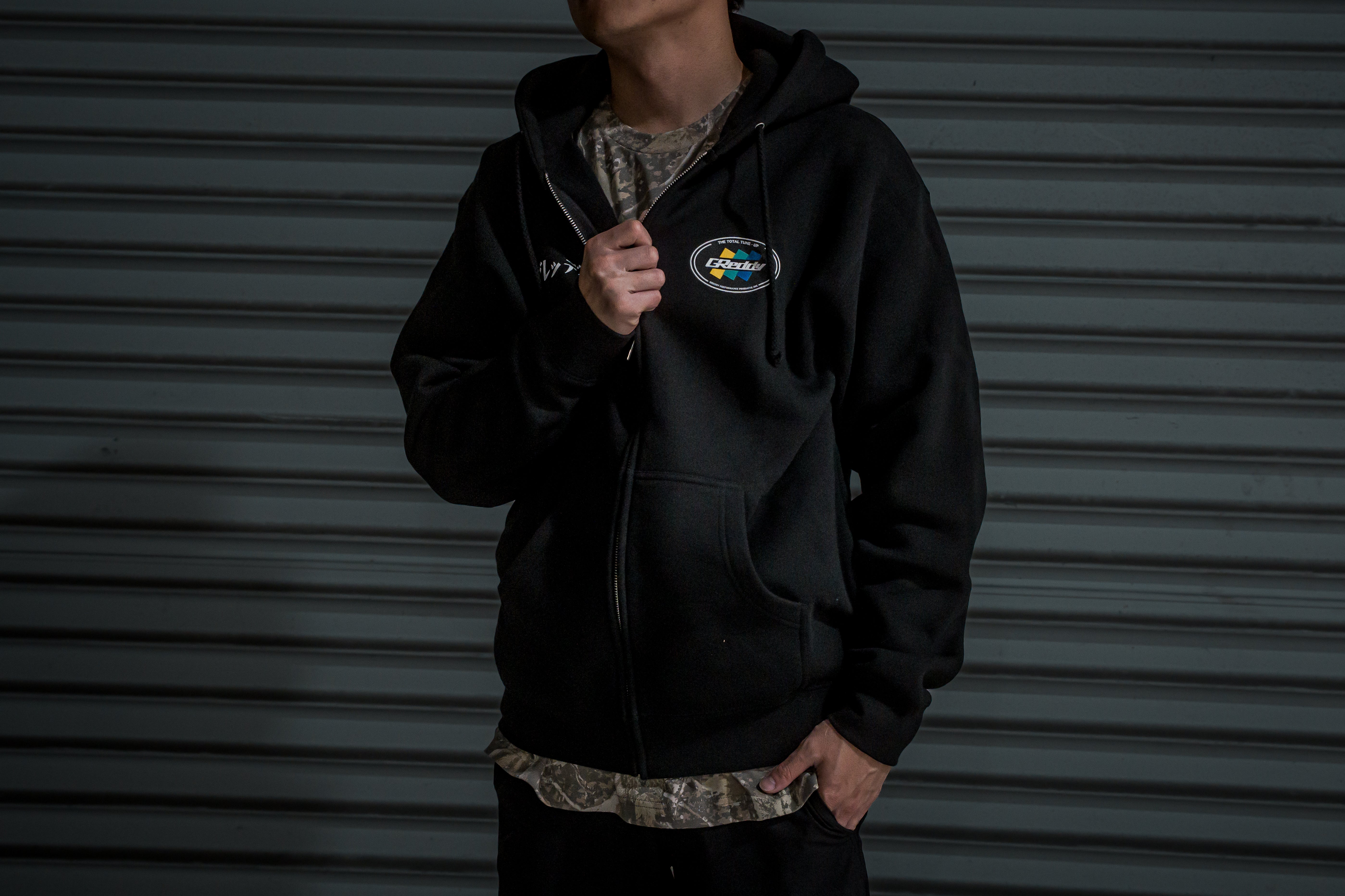 GReddy Total Tune-Up Zip Hood - Black