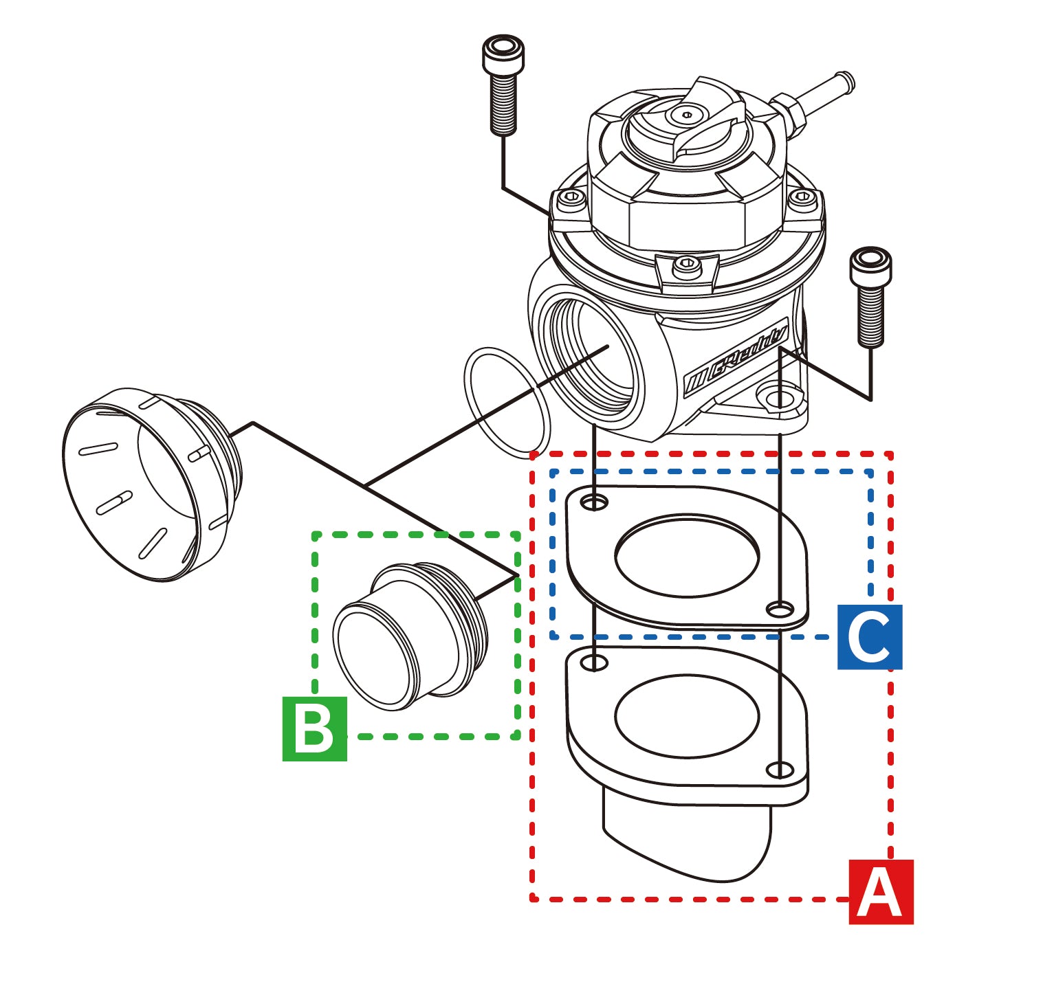 BLOW OFF VALVE FV2 - (11501666)