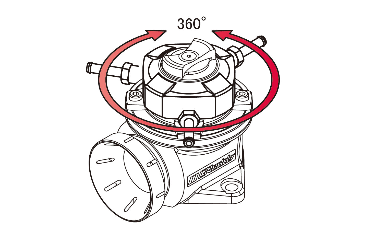 GREDDY TYPE FV2  BLOW OFF VALVE - (11501666)