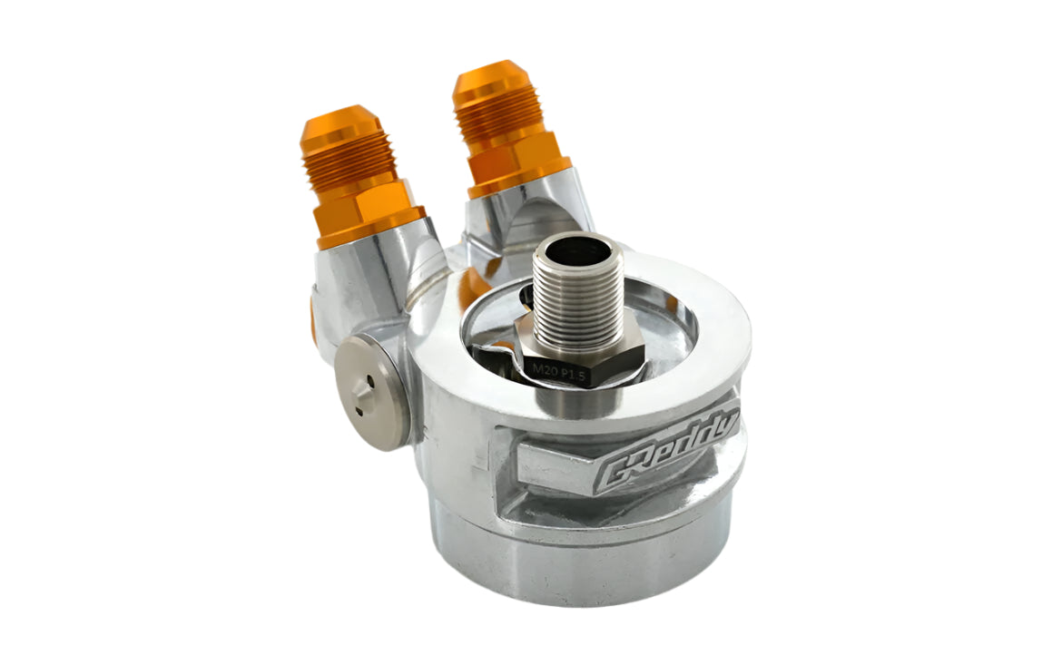 OIL COOLER STD HIGH BLOCK, ENG: M20x1.5, FILTER: M20xP1.5, 10AN - (12401194)  NEW!