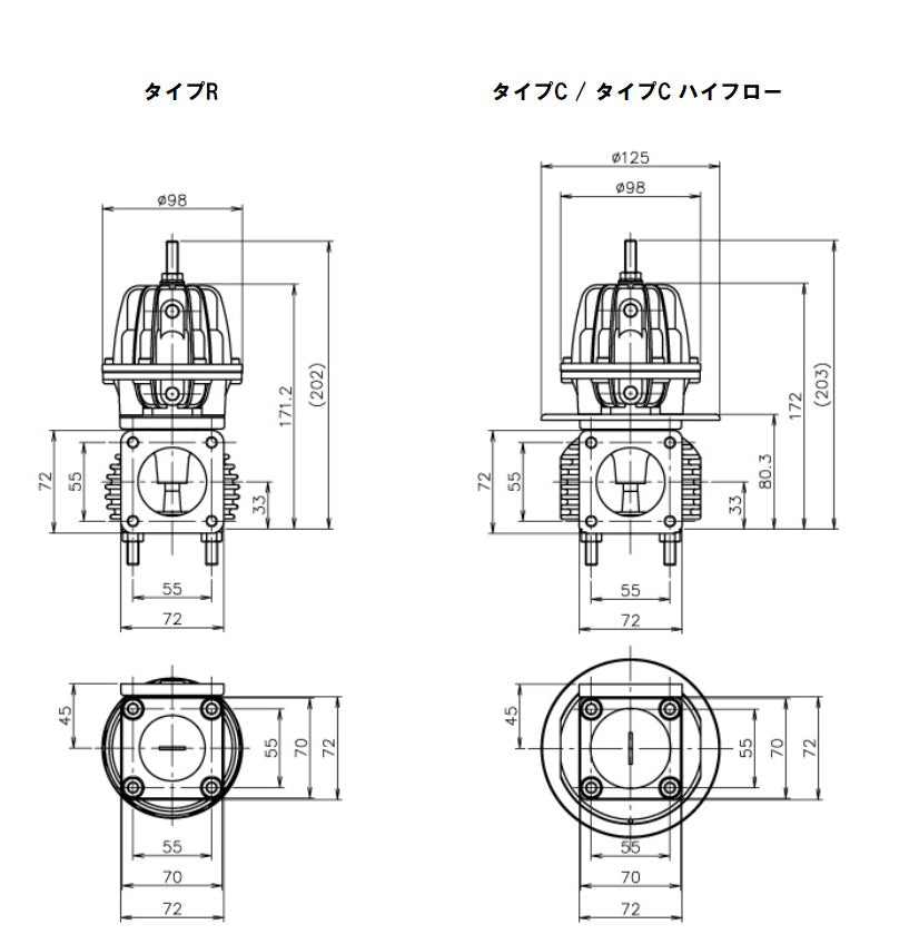 WASTEGATE FLANGE TYPE R/C IN/OUT - (11900361)